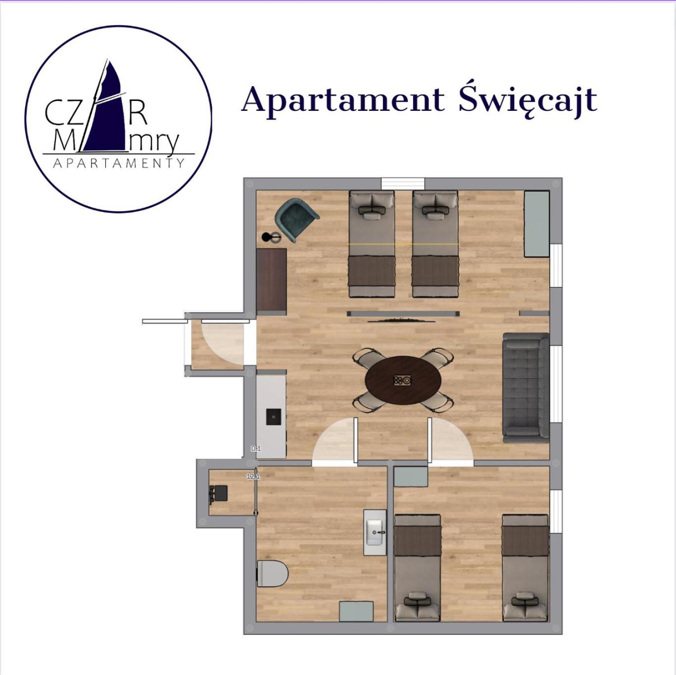 וגורזבו Czar Mamry Apartamenty חדר תמונה